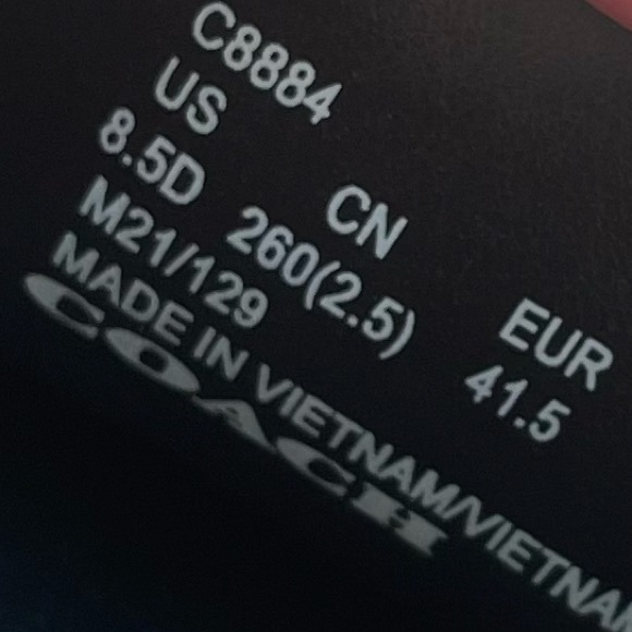 Coach Suede Espadrilles Cobalt Blue in Size 8.5 - Picture 8 of 11